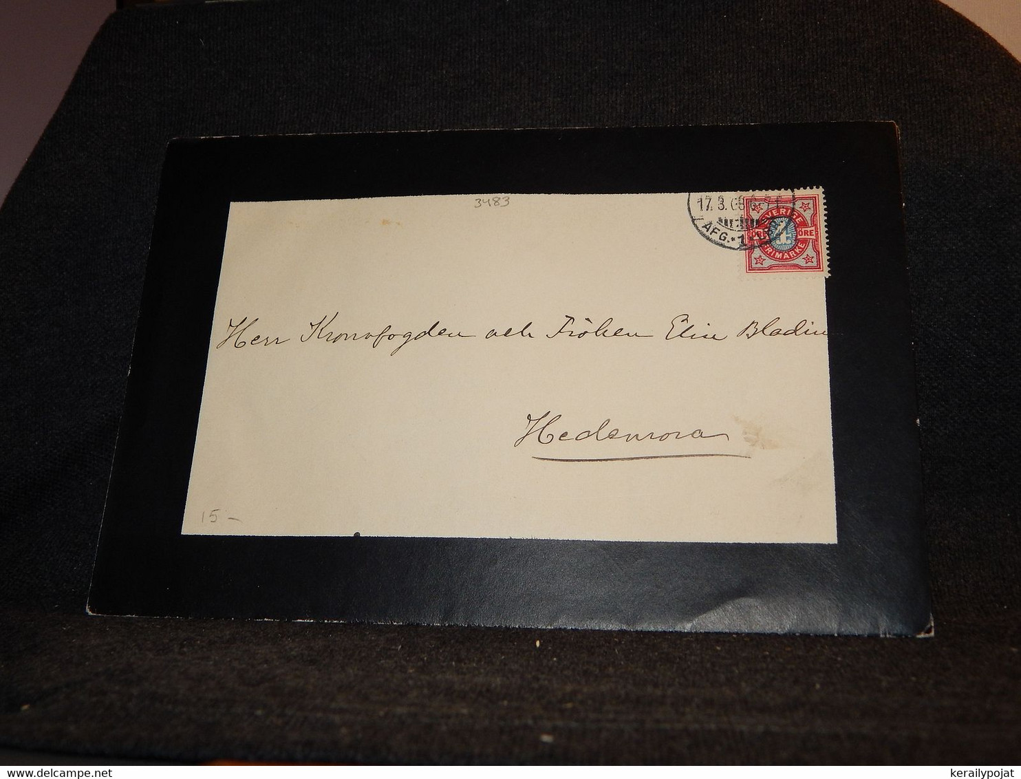 Sweden 1908 Mourning Cover__(3483) - Briefe U. Dokumente