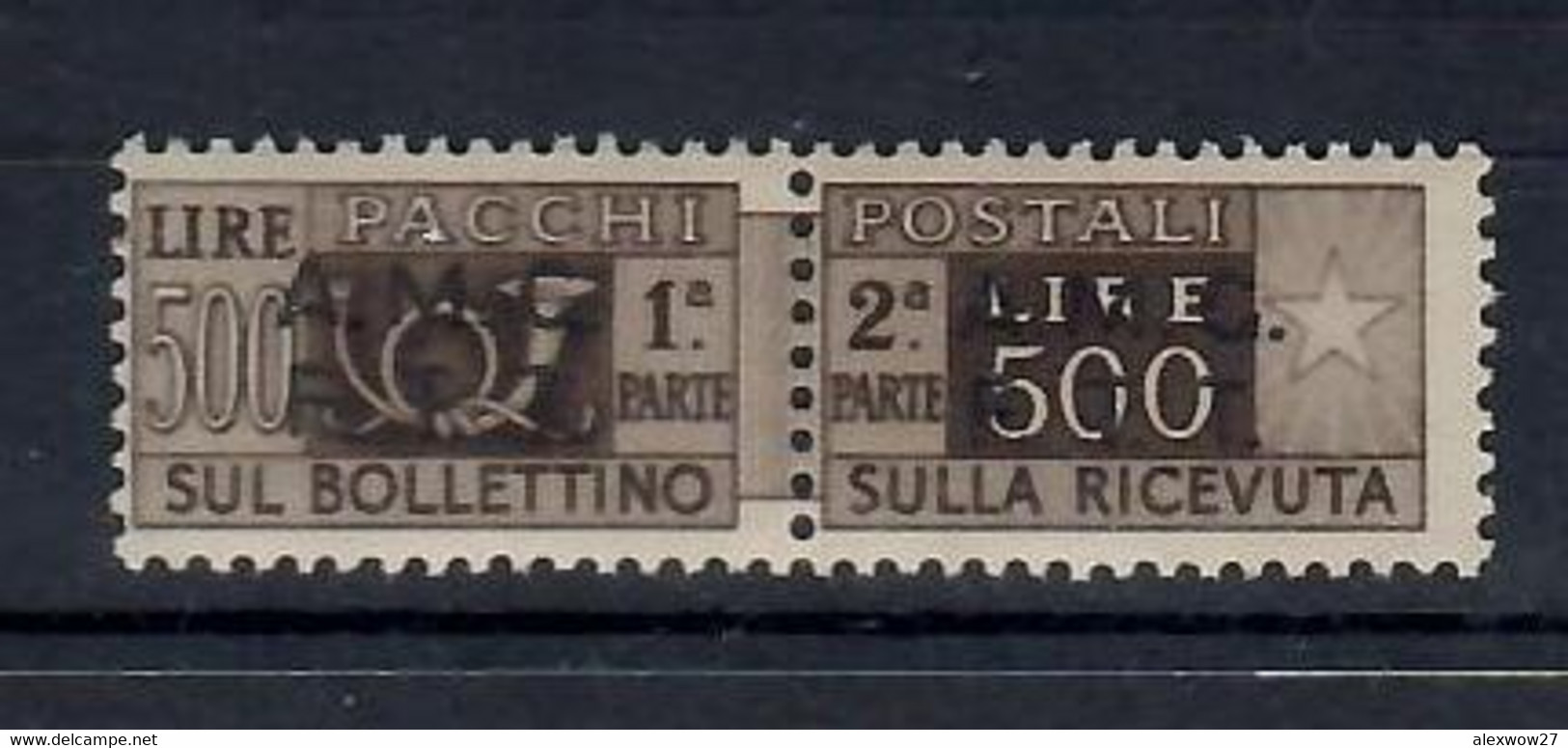 Trieste A 1947-48 --Pacchi Postali  PP12--  (Sass.12) -  **MNH - Postpaketen/concessie