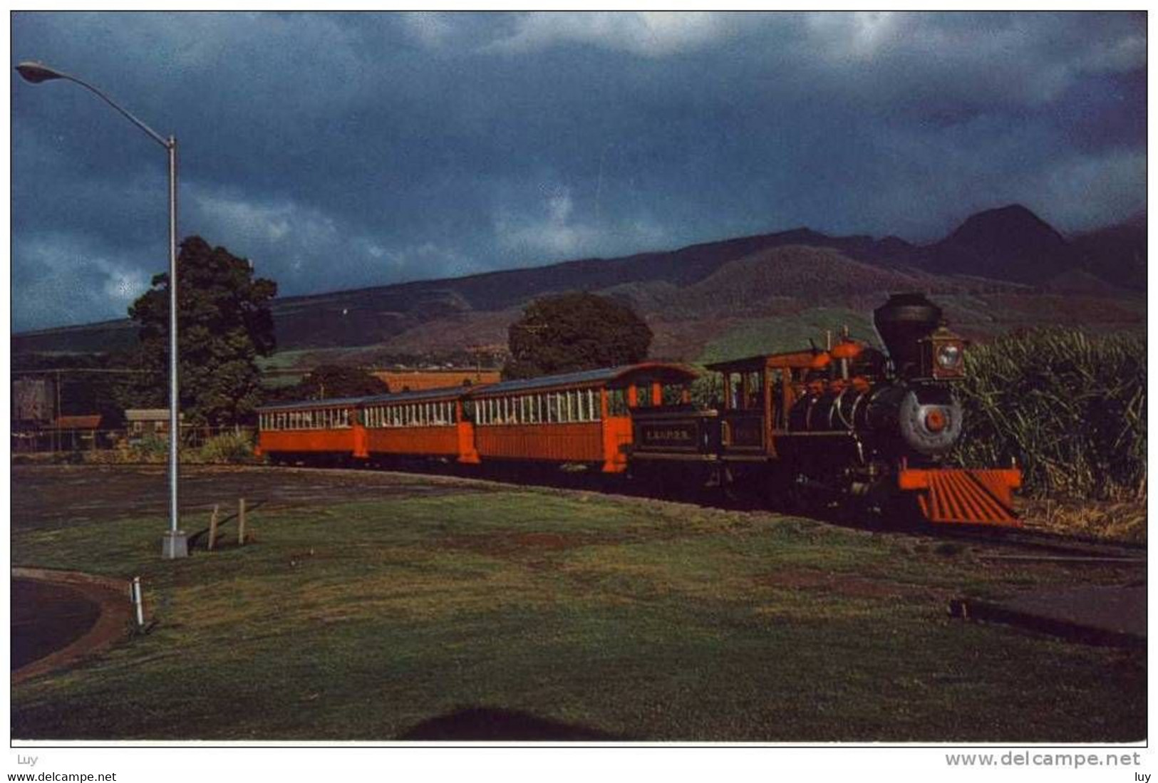 TRAIN, Sugar Cane Train,  Bahn, Eisenbahn - The LAHAINA-KAANAPALI & PACIFIC RAILROAD. Hawaii - Maui