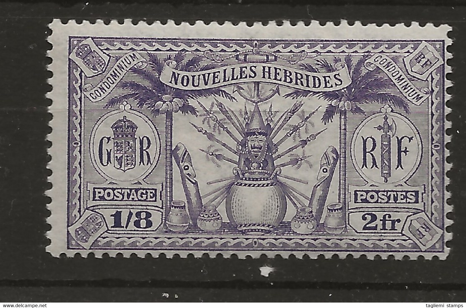 New Hebrides, 1925, F  51, MNH - Neufs