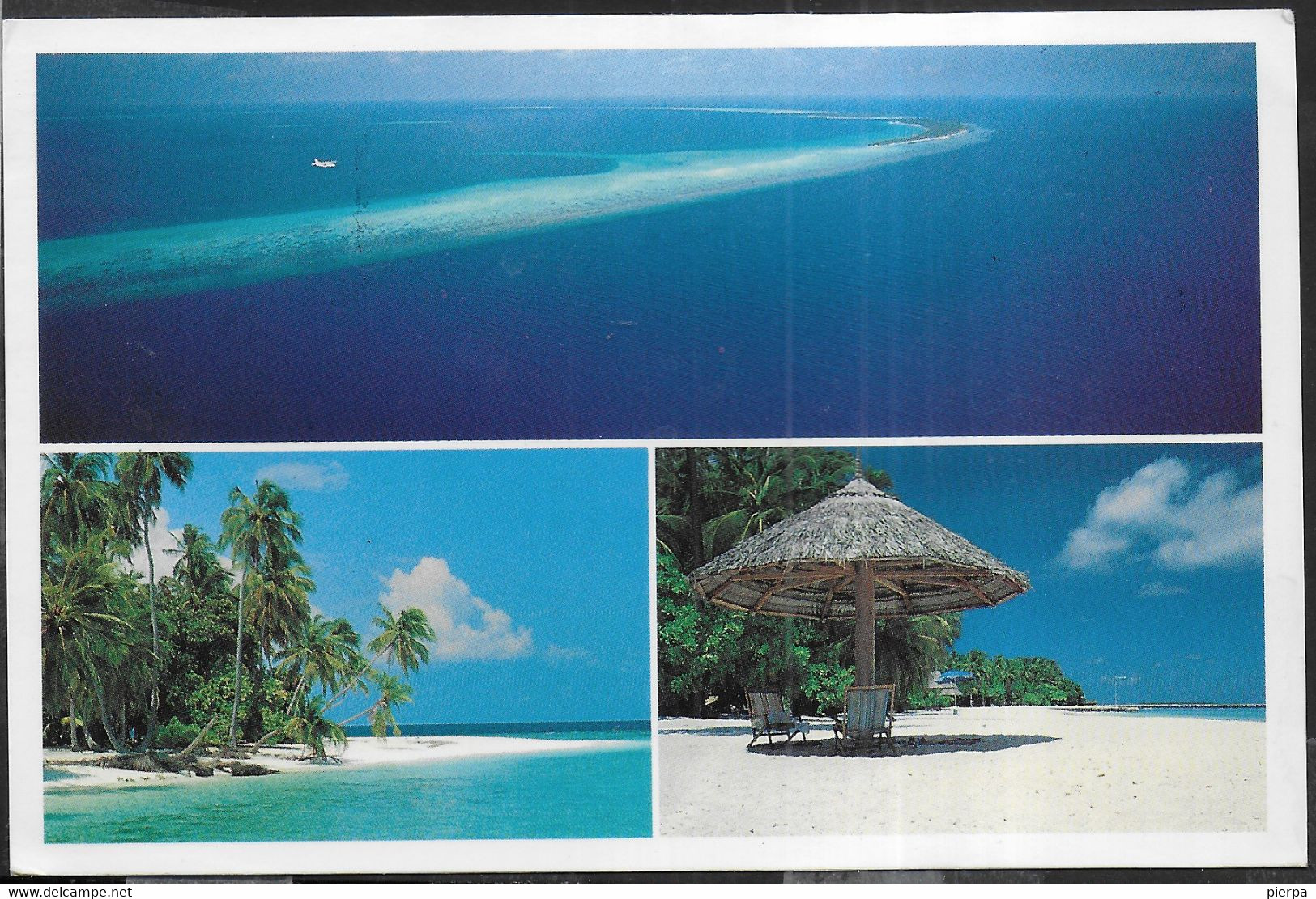 MALDIVES - SCORCI PANORAMICI - VIAGGIATA 1993 - Maldive