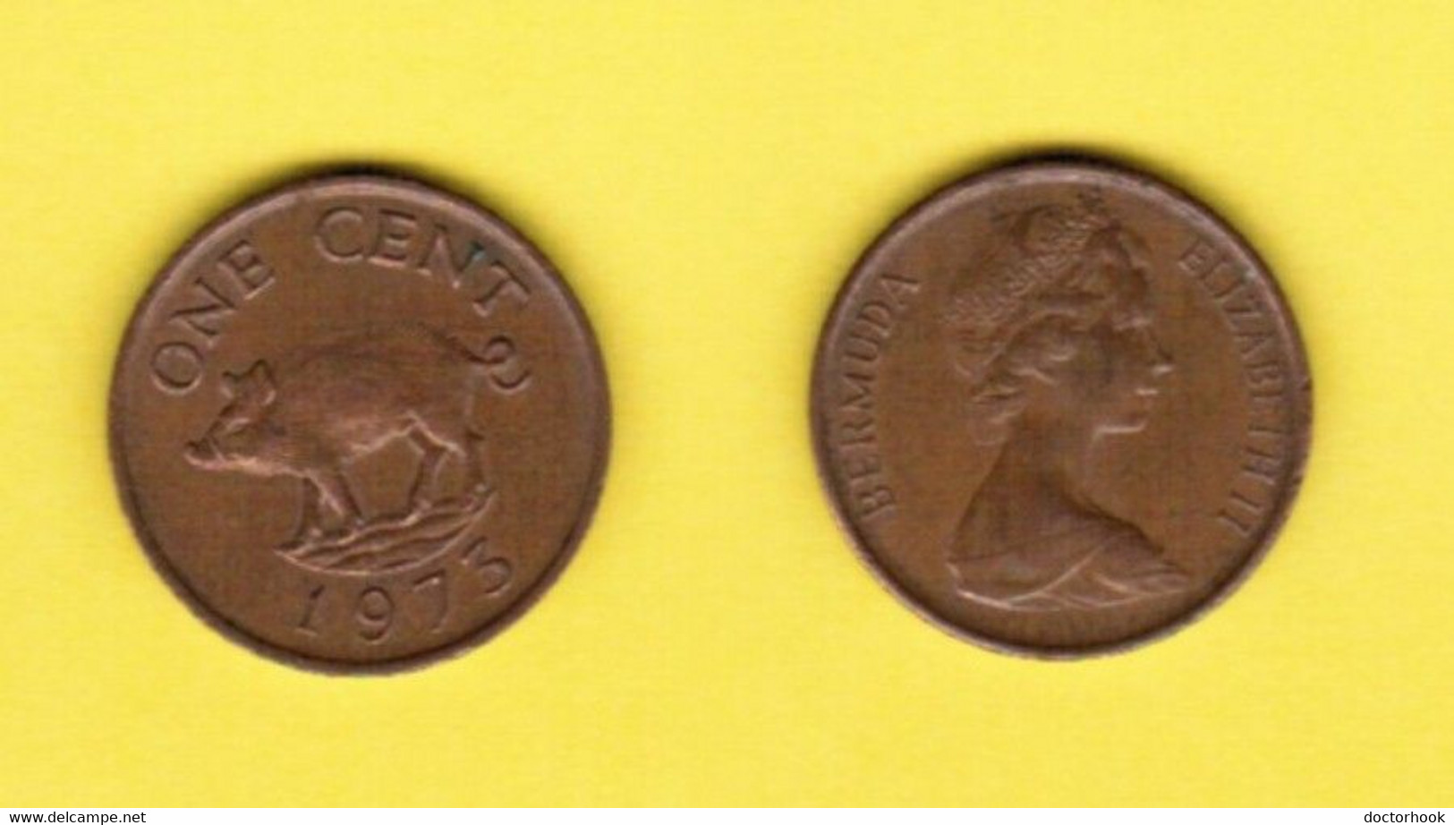 BERMUDA  1 CENT 1973 (KM # 15) #6264 - Bermuda