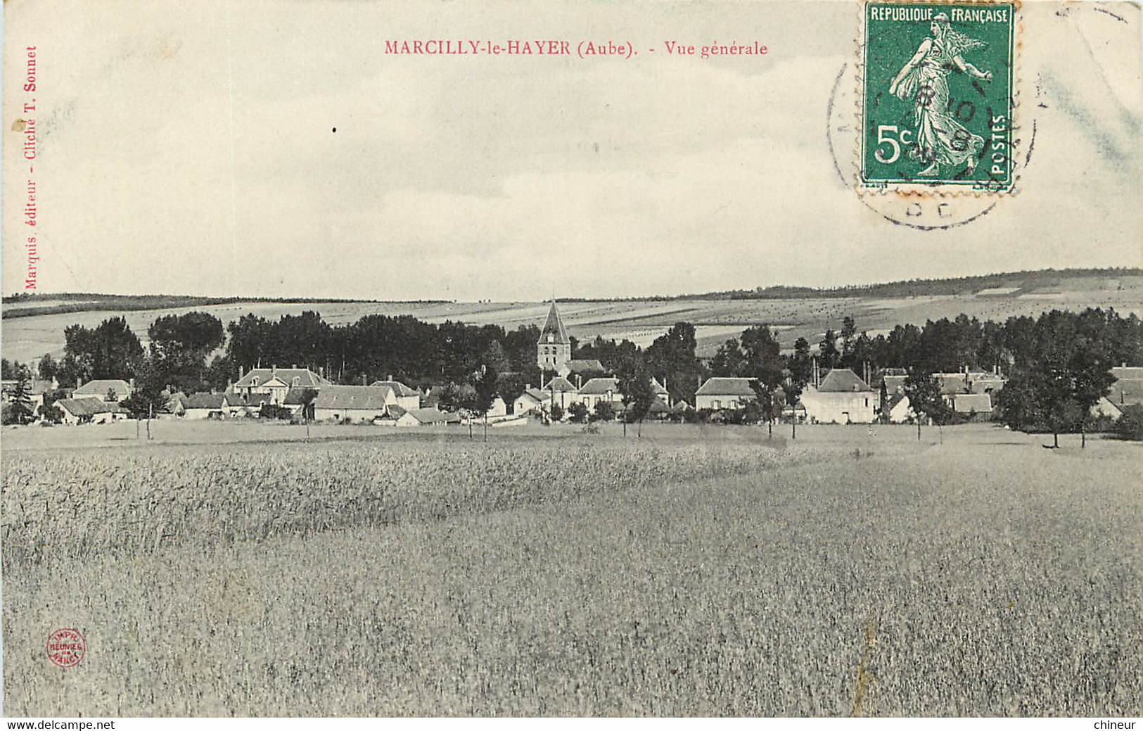 MARCILLY LE HAYER VUE GENERALE - Marcilly