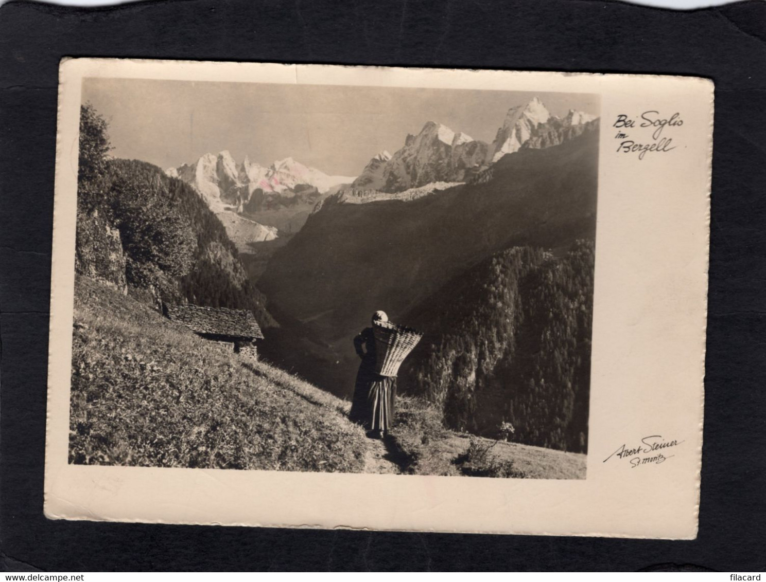 99698    Svizzera,   Bei  Soglio Im  Bergell,  VG  1955 - Soglio