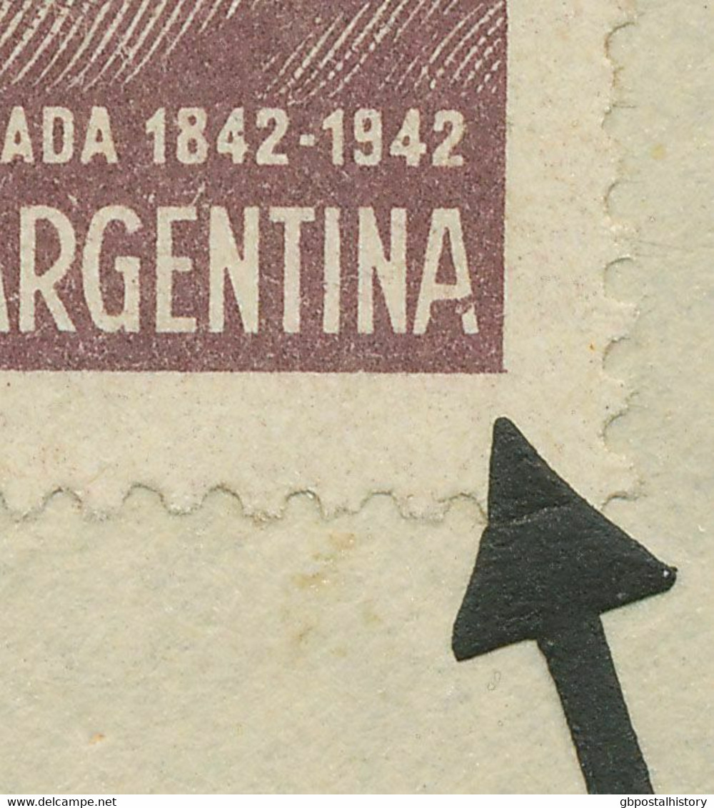 ARGENTINIEN 1942 5C Schriftsteller Estrada Viererblock U Einzelmarke FDC ABARTEN - FDC