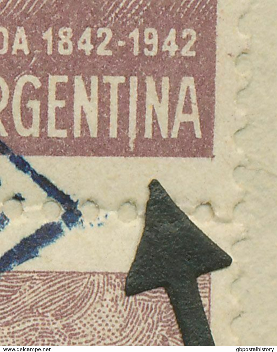 ARGENTINIEN 1942 5C Schriftsteller Estrada Viererblock U Einzelmarke FDC ABARTEN - FDC