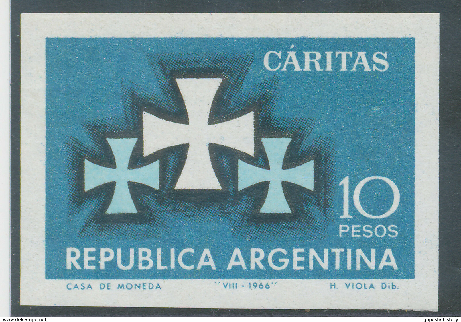 ARGENTINIEN 1966 Arg. Caritas-Verband VIER Ungezähnte Postfr. ESSAYS/PROBEDRUCKE - Neufs