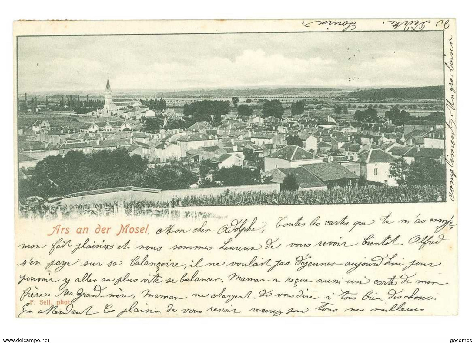 57 - ARS SUR MOSELLE - ARS AN DER MOSEL (Vue Du Village...) - Ars Sur Moselle