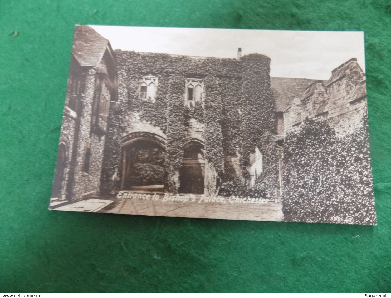 VINTAGE UK SUSSEX: CHICHESTER Entrance To Bishop's Palace Sepia Barrett - Chichester