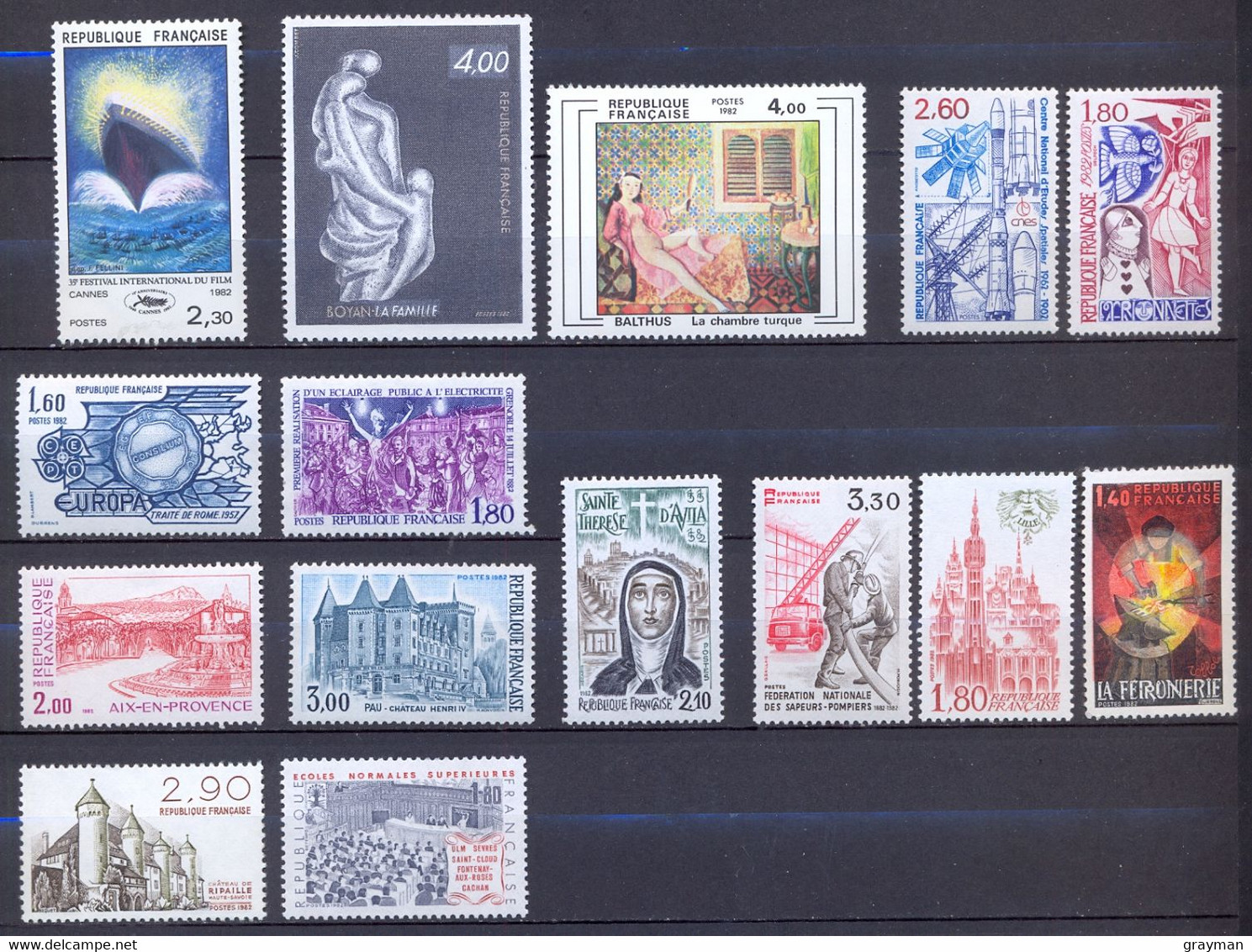 FRANCE-1982- LOT - (N**) - Other & Unclassified