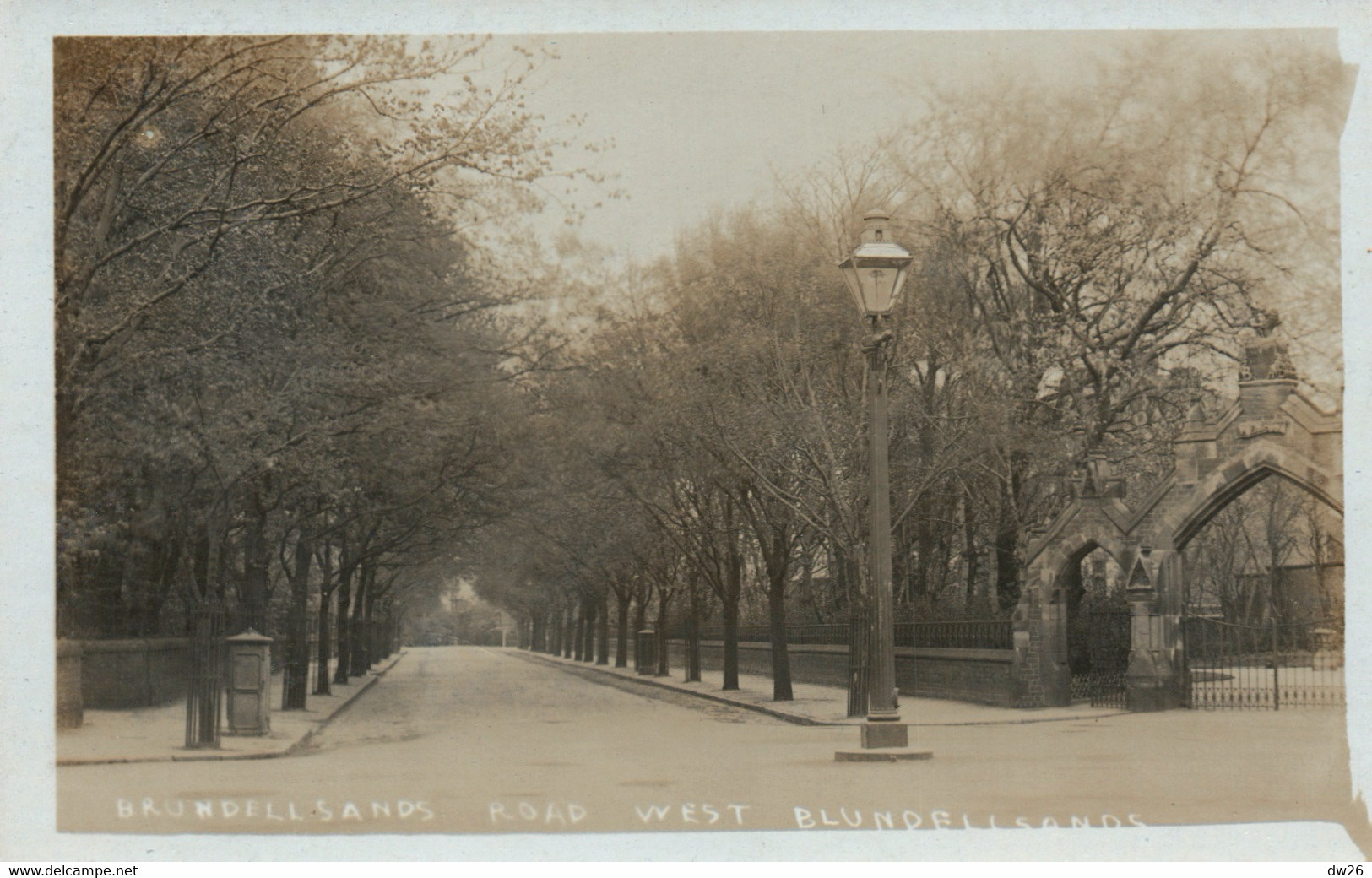 Liverpool - Road West, Blundellsands - Old Post Card Non Circulated - Liverpool