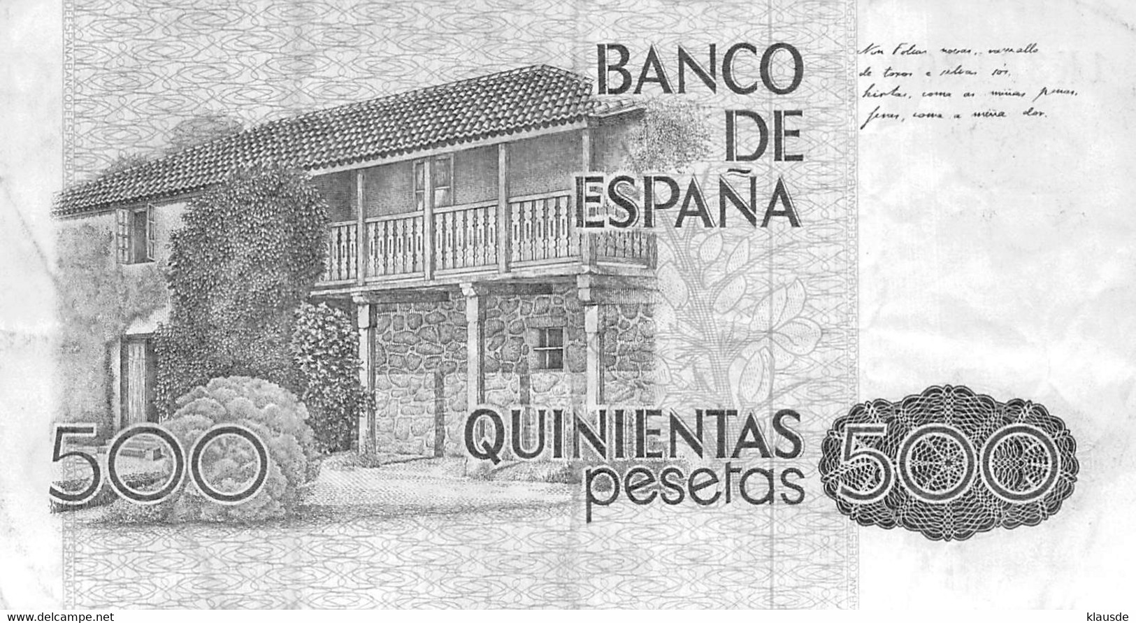 Spanien 500 Pesetas 1979 VF/F III - [ 4] 1975-… : Juan Carlos I