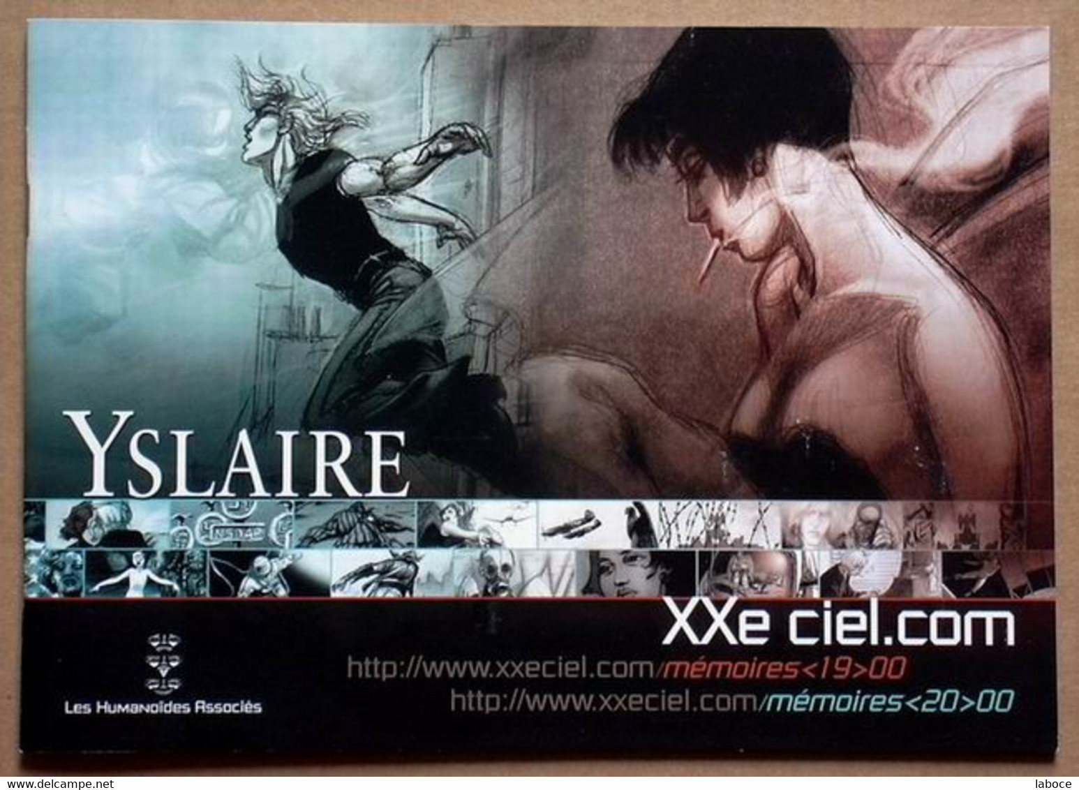 YSLAIRE " XXe Ciel.com " DOSSIER DE PRESSE Signé - Persboek