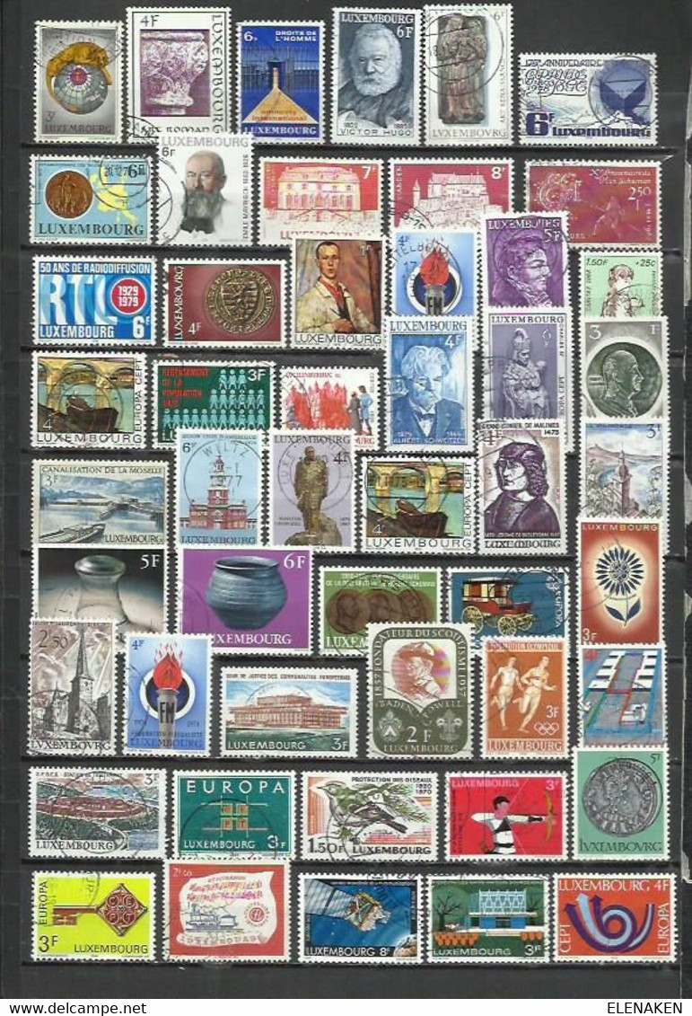 G849A-SELLOS LUXEMBURGO SIN TASAR,BUENOS VALORES,VEAN ,FOTO REAL.LUXEMBOURG STAMPS WITHOUT TASAR, GOOD VALUES, SEE - Colecciones