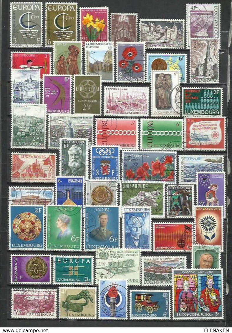 G849D-SELLOS LUXEMBURGO SIN TASAR,BUENOS VALORES,VEAN ,FOTO REAL.LUXEMBOURG STAMPS WITHOUT TASAR, GOOD VALUES, SEE - Colecciones