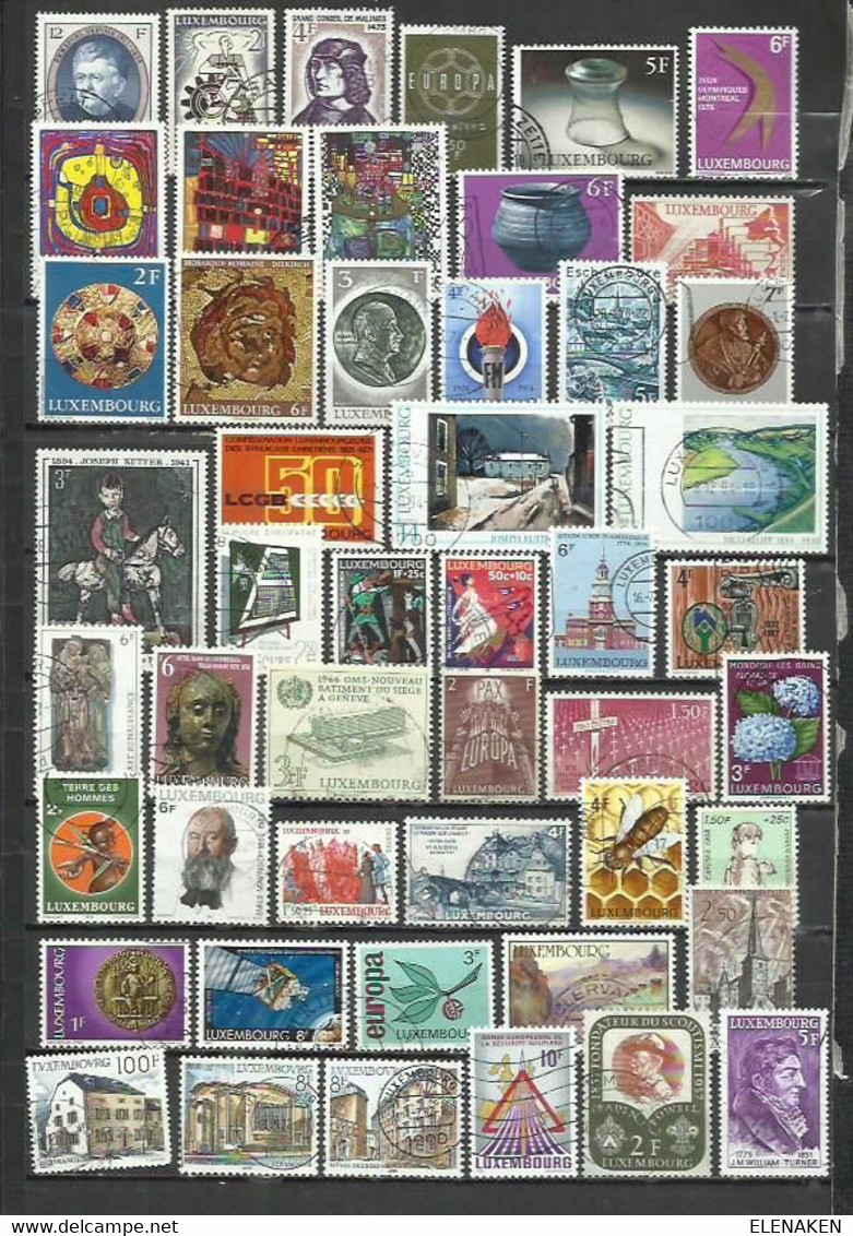 G849F-SELLOS LUXEMBURGO SIN TASAR,BUENOS VALORES,VEAN ,FOTO REAL.LUXEMBOURG STAMPS WITHOUT TASAR, GOOD VALUES, SEE - Colecciones