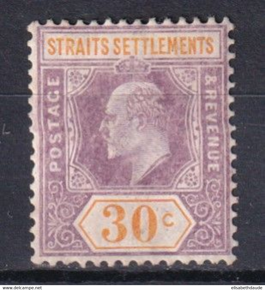 MALACCA - 1907 - YVERT N°129 * MH - COTE = 55 EUR. - Straits Settlements