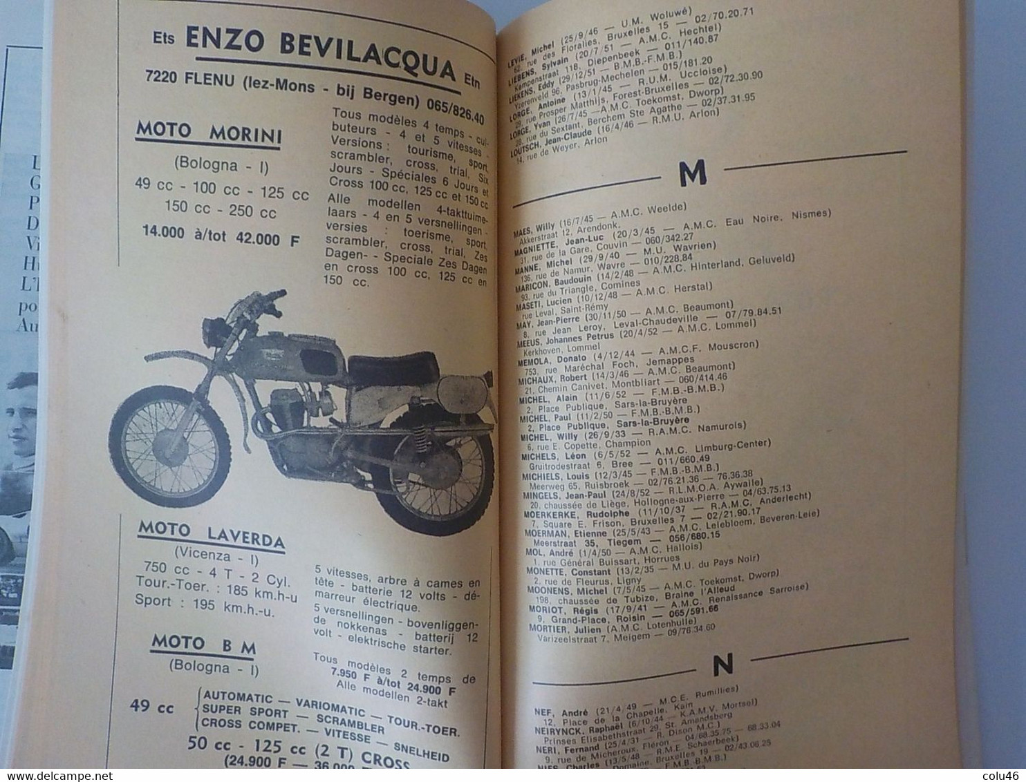 1970 Motor Cross par Walter Schwilden motocyclisme champions motos Joël Robert ...livre 420 pages