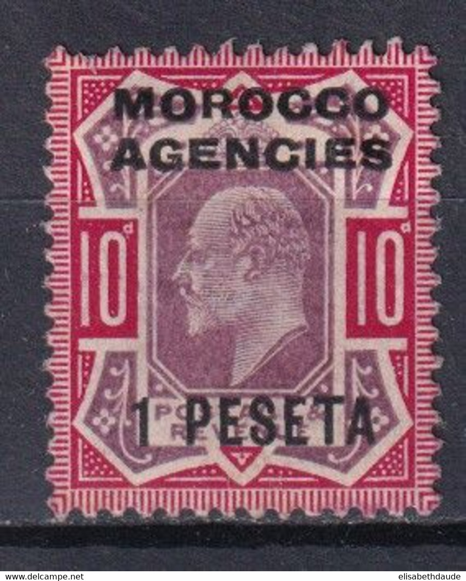 MOROCCO / MAROC ANGLAIS - 1907 - YVERT N°30 * MH - COTE = 23 EUR. - Morocco Agencies / Tangier (...-1958)