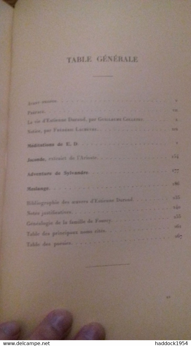 le livre d'amour pour MARIE DE FOURCY ESTIENNE DURAND henri leclerc 1907