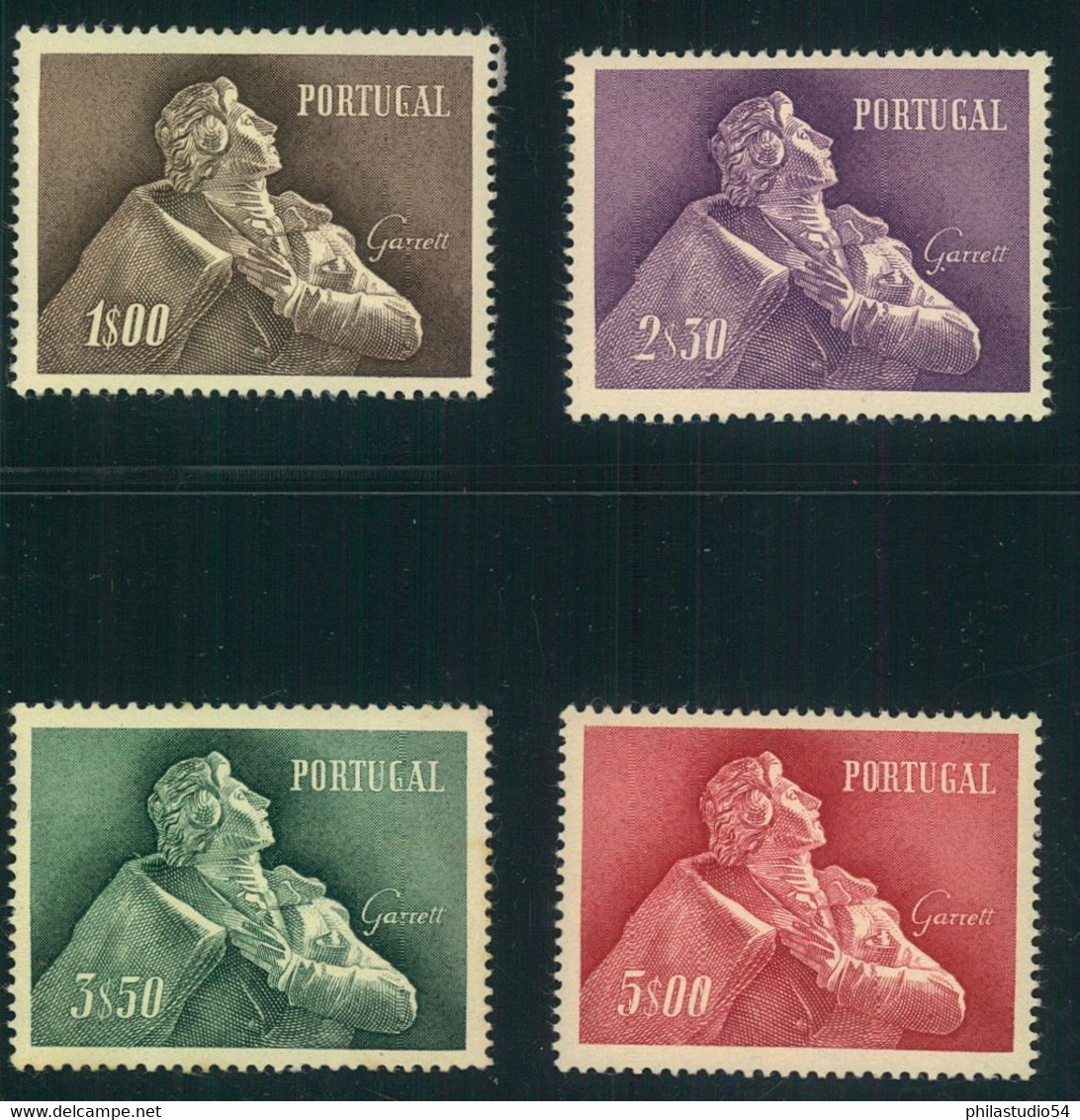 1957, Almeida Garrett, Complete Fine MNH, Afinsa 827/830 - Ungebraucht