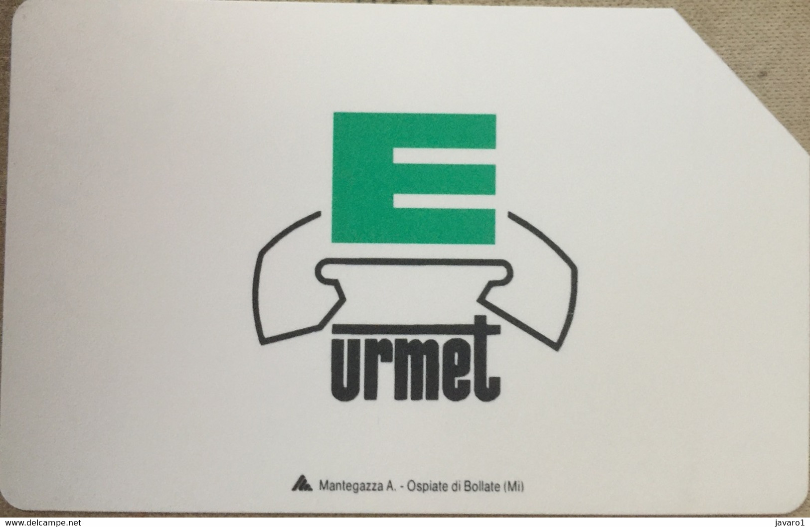 ITALIA : 5409 Logo Urmet,with Mantegazza 10mm MAG.STRIP USED - Tests & Diensten