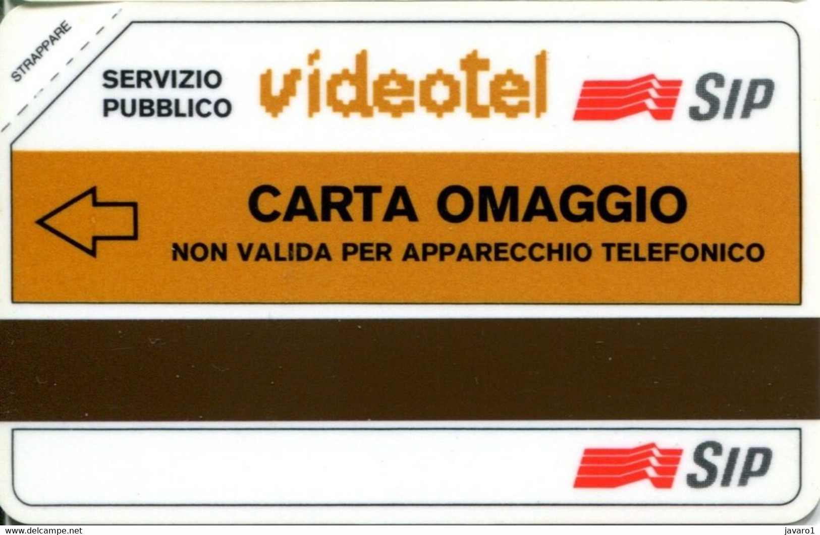 ITALIA : 4009 OMAGGIO VIDEOTEL MINT - Test- Und Dienst-TK