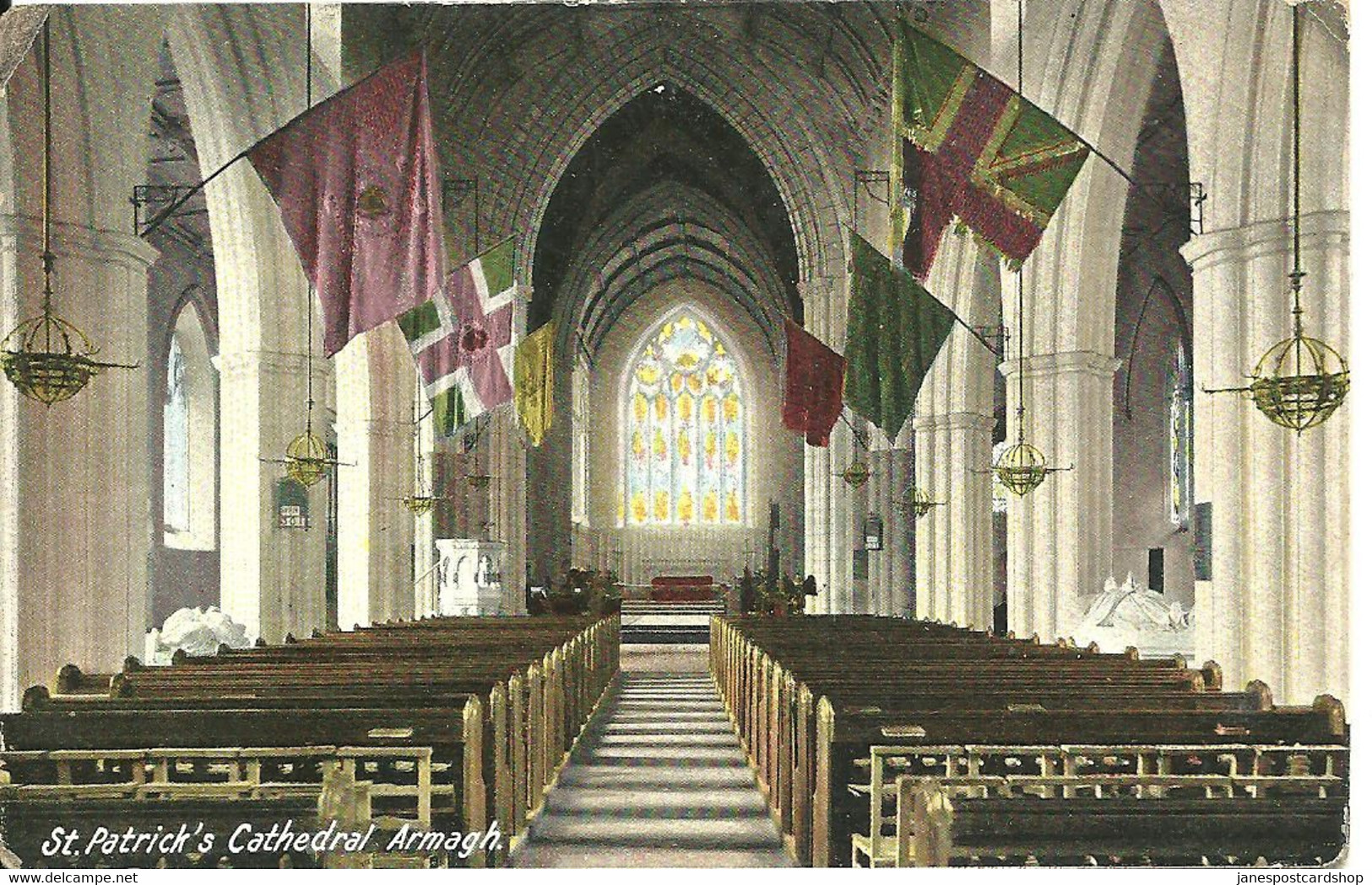 INTERIOR - ST. PATRICKS CATHEDRAL - ARMAGH - PUBLISHER - LAWRENCE - DUBLIN - Armagh