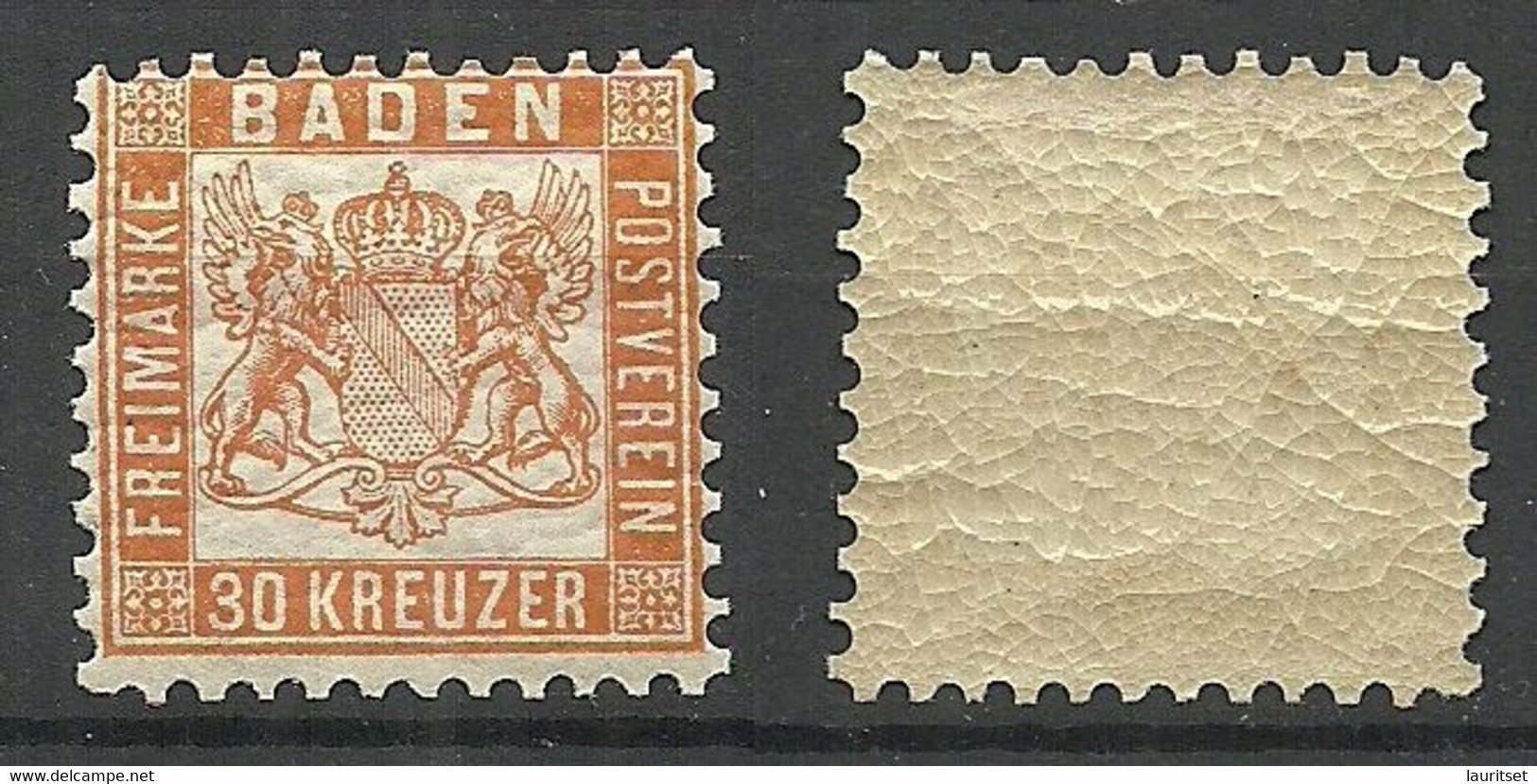 BADEN Altdeutschland 1862/65 Michel 22 * - Postfris