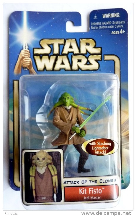 FIGURINE STAR WARS 1995 BLISTER US ATTACK OF THE CLONE KIT FISTO - Episodio II