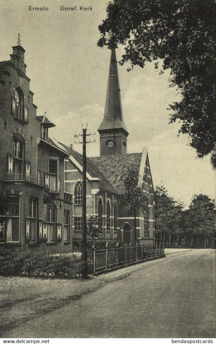 Nederland, ERMELO, Gereformeerde Kerk (1937) Ansichtkaart - Ermelo