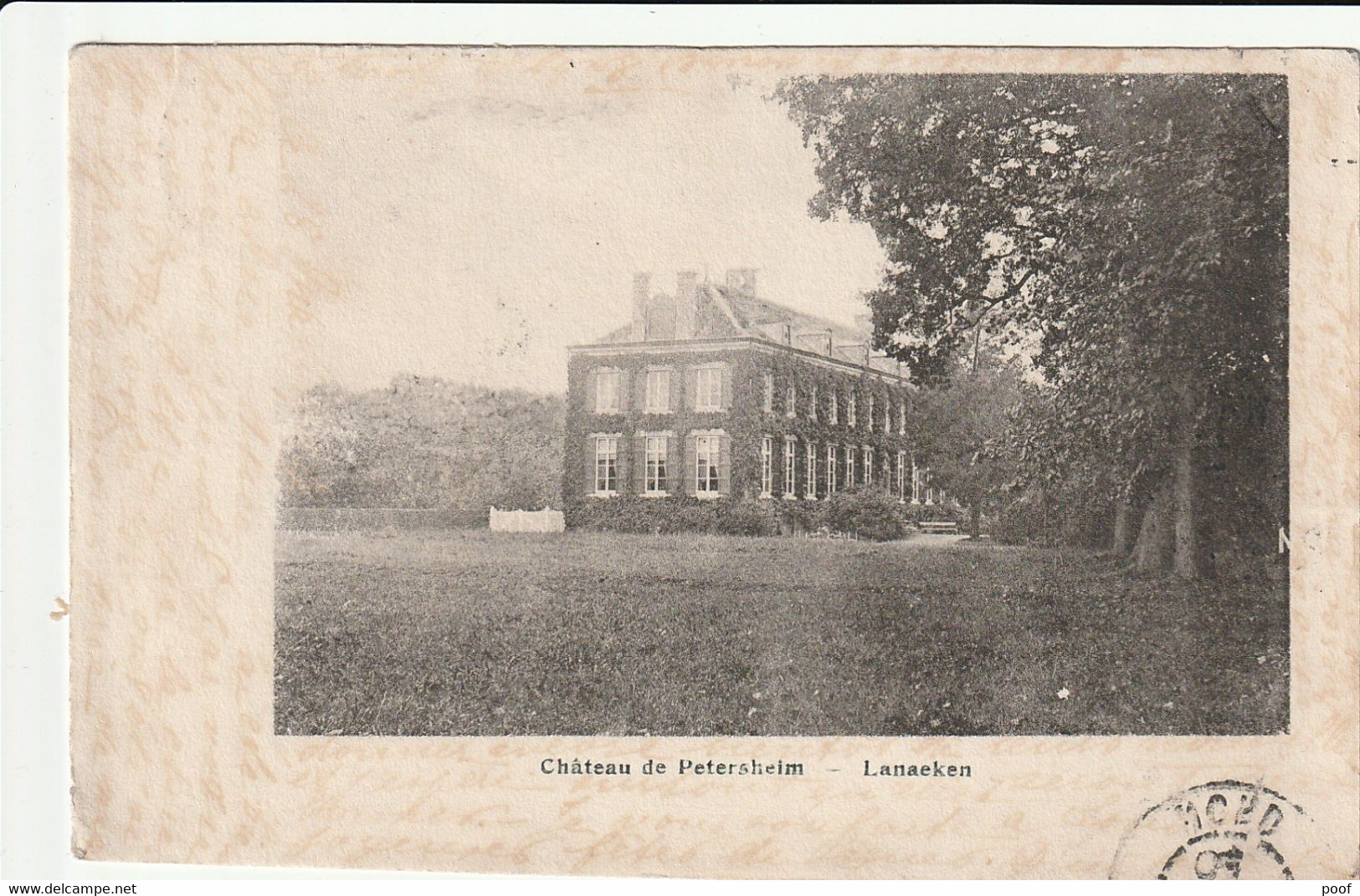 Lanaeken / Lanaken : Château De " Pietersheim " --- 1904 - Lanaken