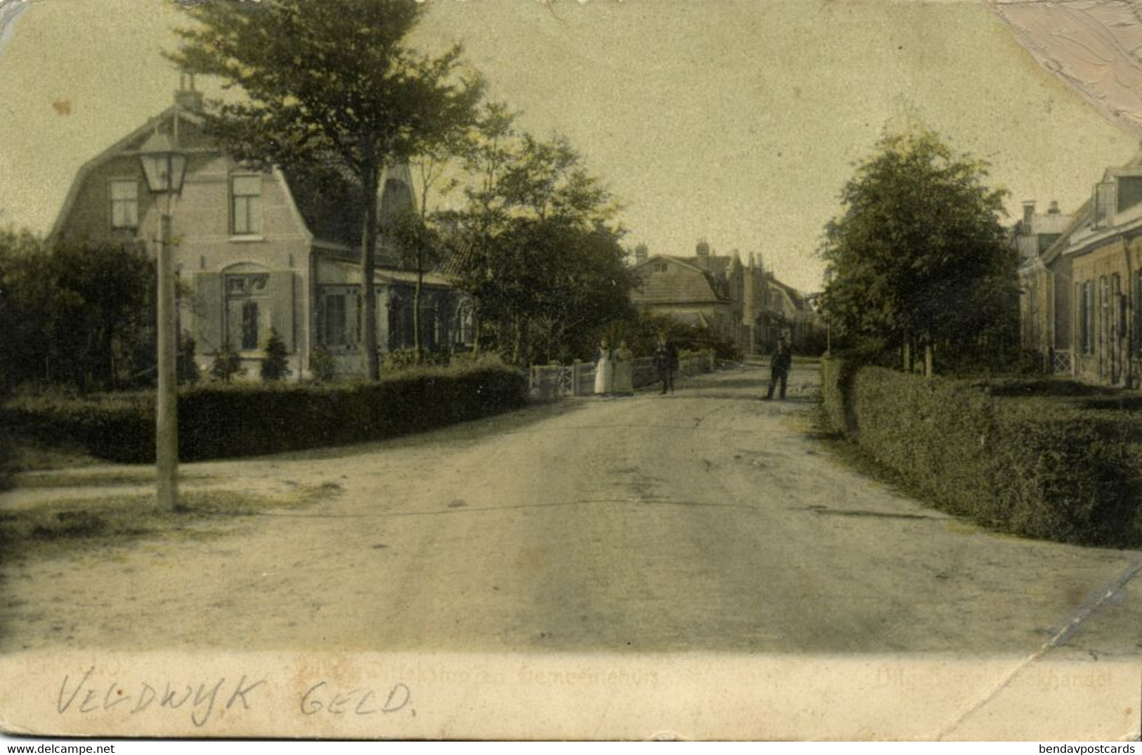 Nederland, ERMELO, Veldwijk, Straat Scene (1907) Ansichtkaart - Ermelo