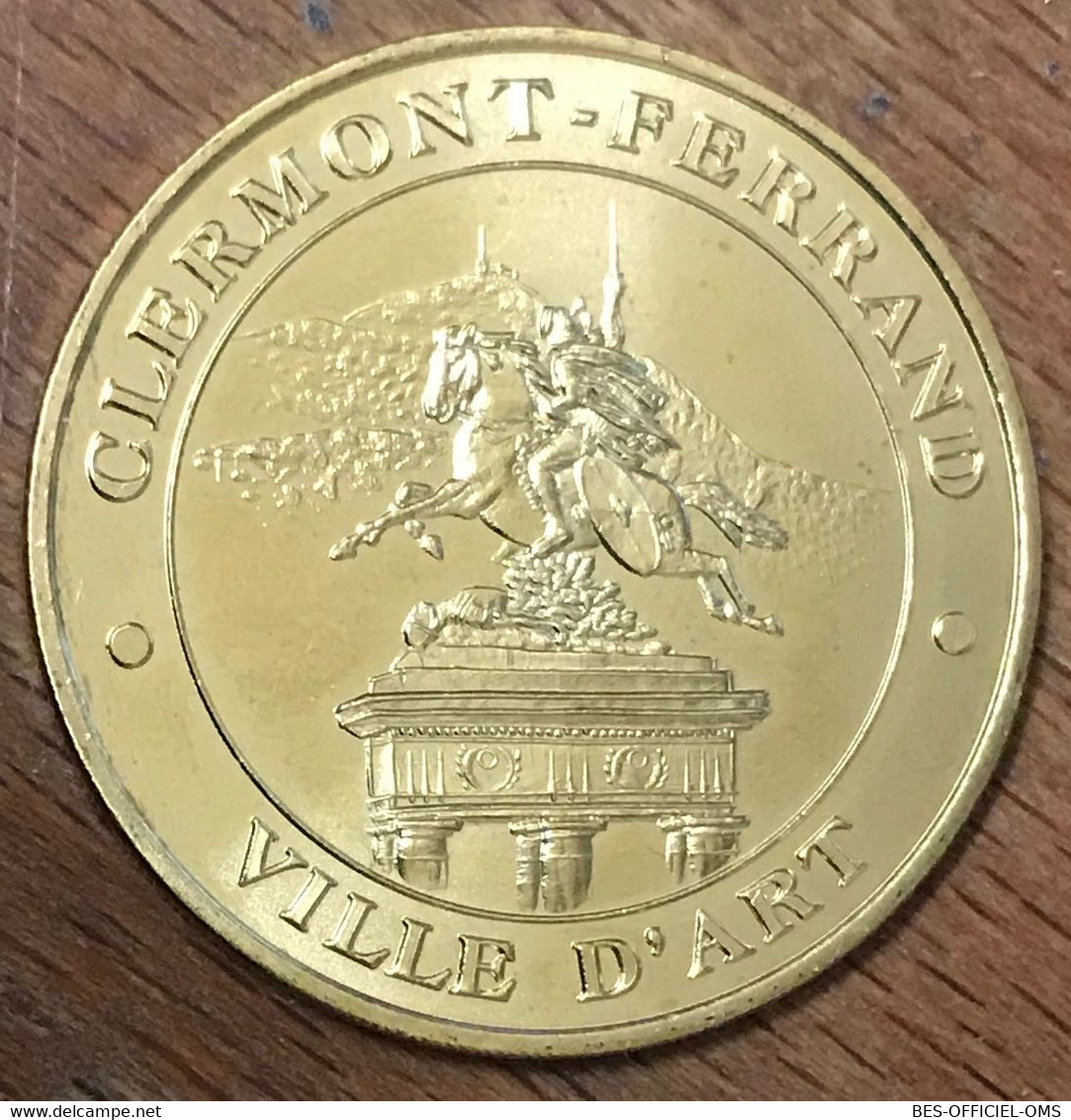 63 CLERMONT-FERRAND VILLE D'ART MDP 2018 MÉDAILLE SOUVENIR MONNAIE DE PARIS JETON TOURISTIQUE MEDALS COINS TOKENS - 2018