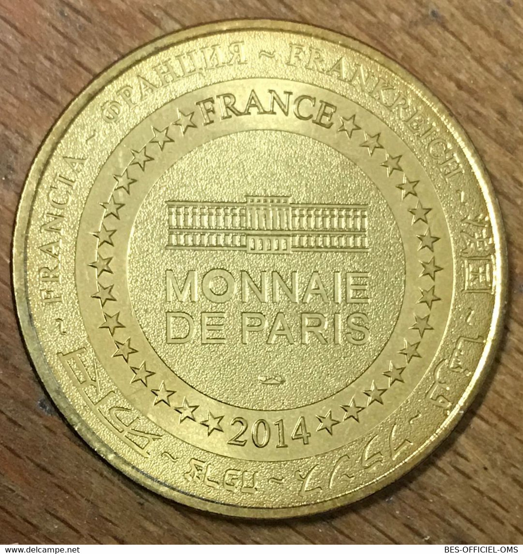 63 CLERMONT-FERRAND NOTRE-DAME DU PORT MDP 2014 MÉDAILLE MONNAIE DE PARIS JETON TOURISTIQUE MEDALS COINS TOKENS - 2014