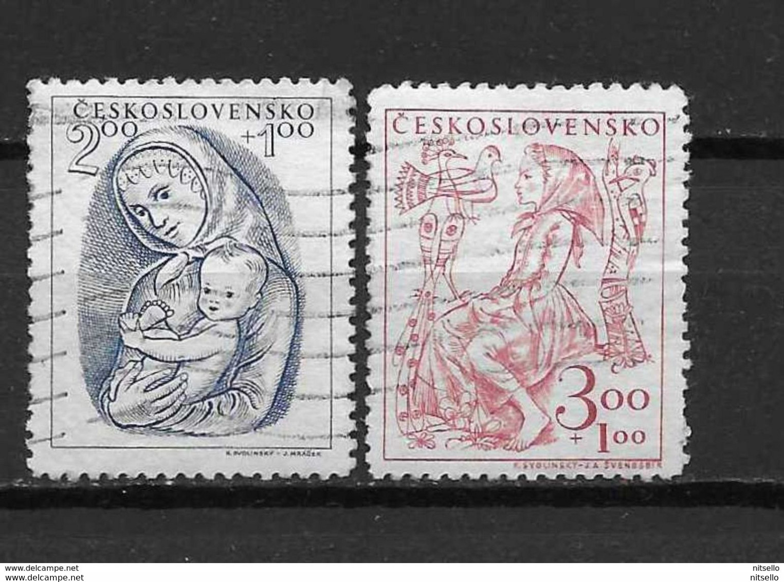 LOTE 2186 /// CHECOSLOVAQUIA 1948 YVERT Nº: 485/486   ¡¡¡ OFERTA - LIQUIDATION - JE LIQUIDE !!! - Used Stamps
