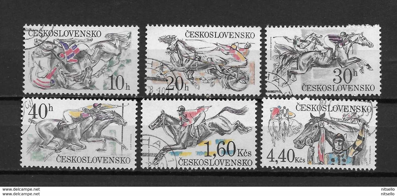 LOTE 2186 ///  CHECOSLOVAQUIA 1978 YVERT Nº: 2297/2302  ¡¡¡ OFERTA - LIQUIDATION - JE LIQUIDE !!! - Used Stamps