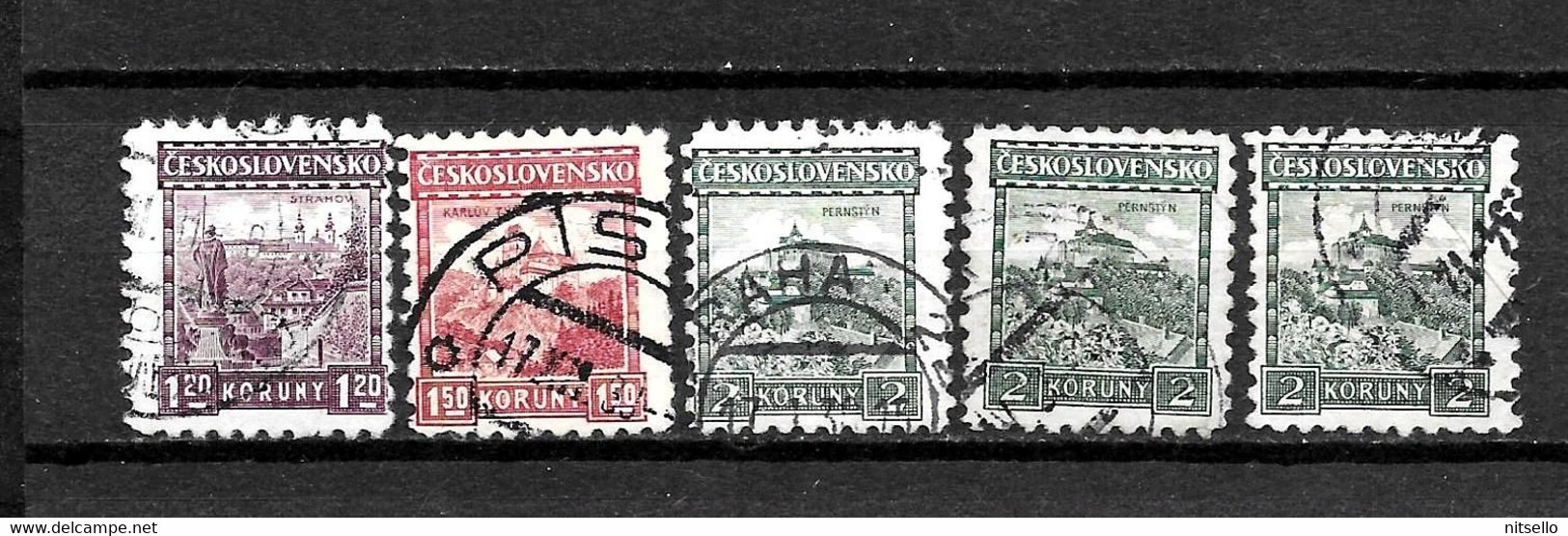 LOTE 2186 ///  CHECOSLOVAQUIA //  YVERT Nº: 232/234 ¡¡¡ OFERTA - LIQUIDATION - JE LIQUIDE !!! - Used Stamps