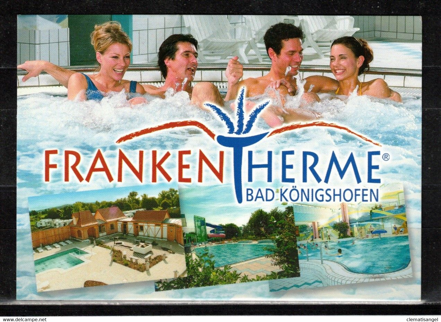 497X * FRANKEN THERME BAD KÖNIGSHOFEN * IN 4 ANSICHTEN **!! - Bad Königshofen