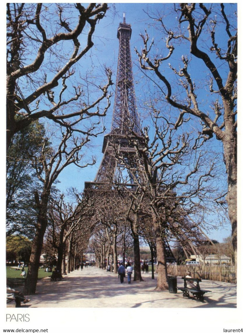 (JJ 3) France - PAris Eiffel Tower / Tour Eiffel (posted To Australia - 1997) - Monuments