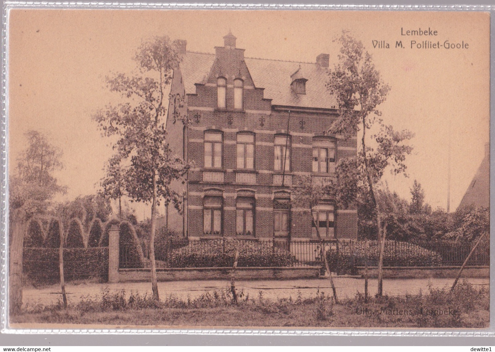 LEMBEKE.  VILLA M.POLFLIET-GOOLE - Kaprijke