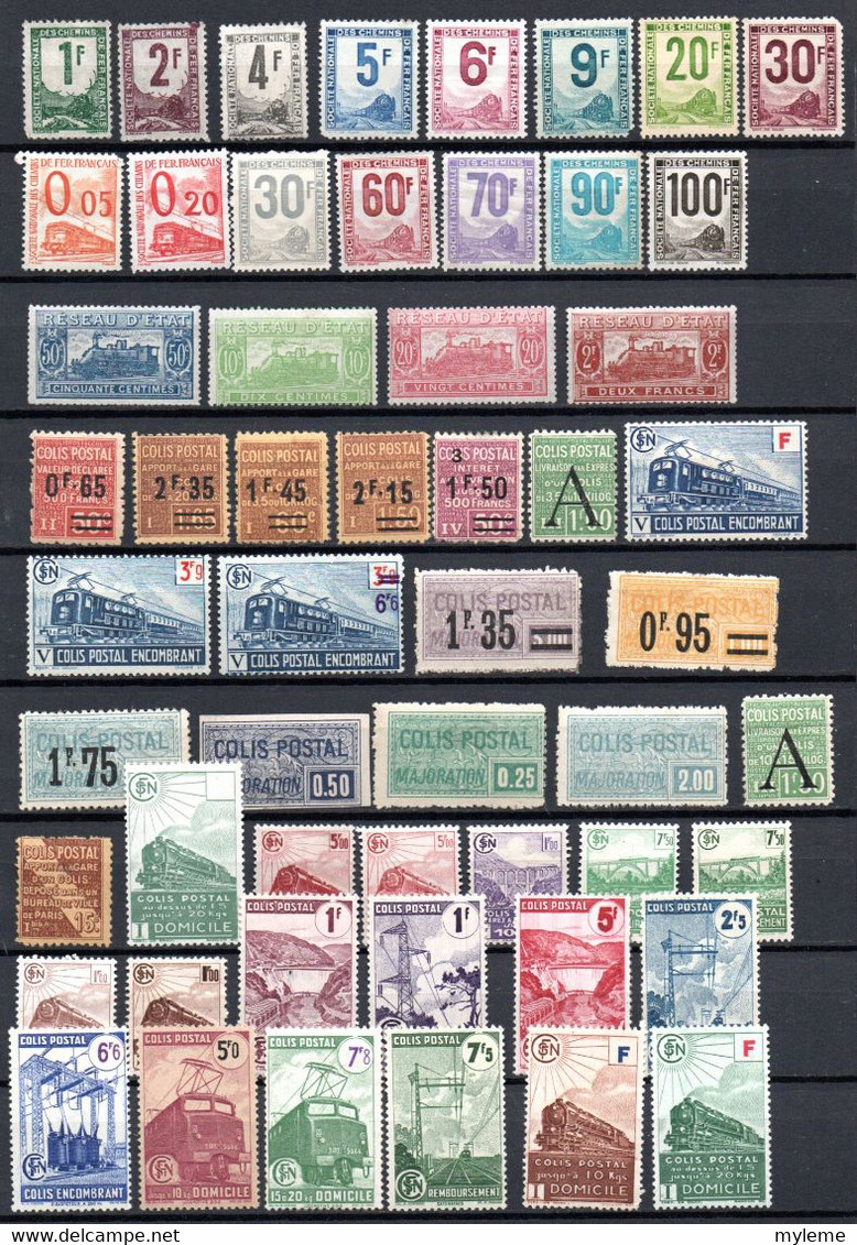 CP0 Carton 28 Kgs Dont Colis Postaux De France **/* Côte 1700 Euros Assez Rare à Se Procurer. Voir Commentaires !!! - Lots & Kiloware (mixtures) - Min. 1000 Stamps