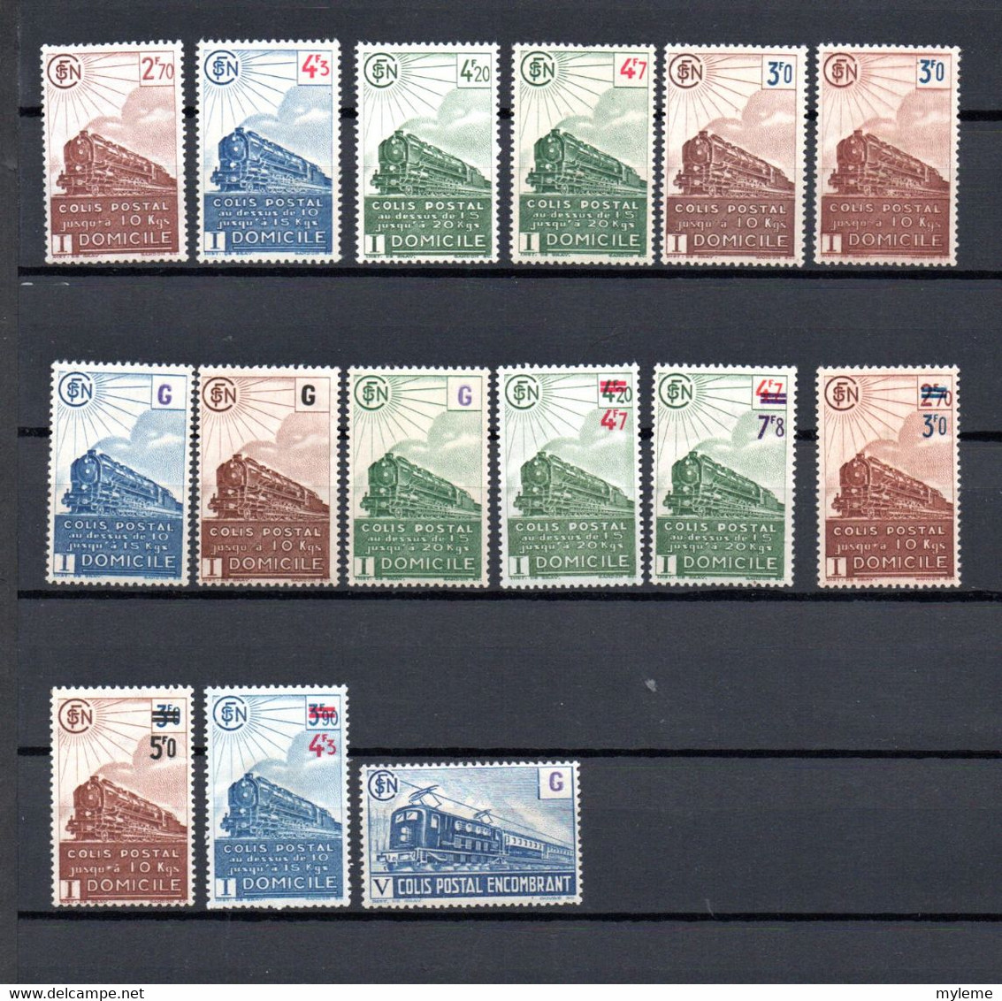 CP0 Carton 28 Kgs Dont Colis Postaux De France **/* Côte 1700 Euros Assez Rare à Se Procurer. Voir Commentaires !!! - Lots & Kiloware (mixtures) - Min. 1000 Stamps