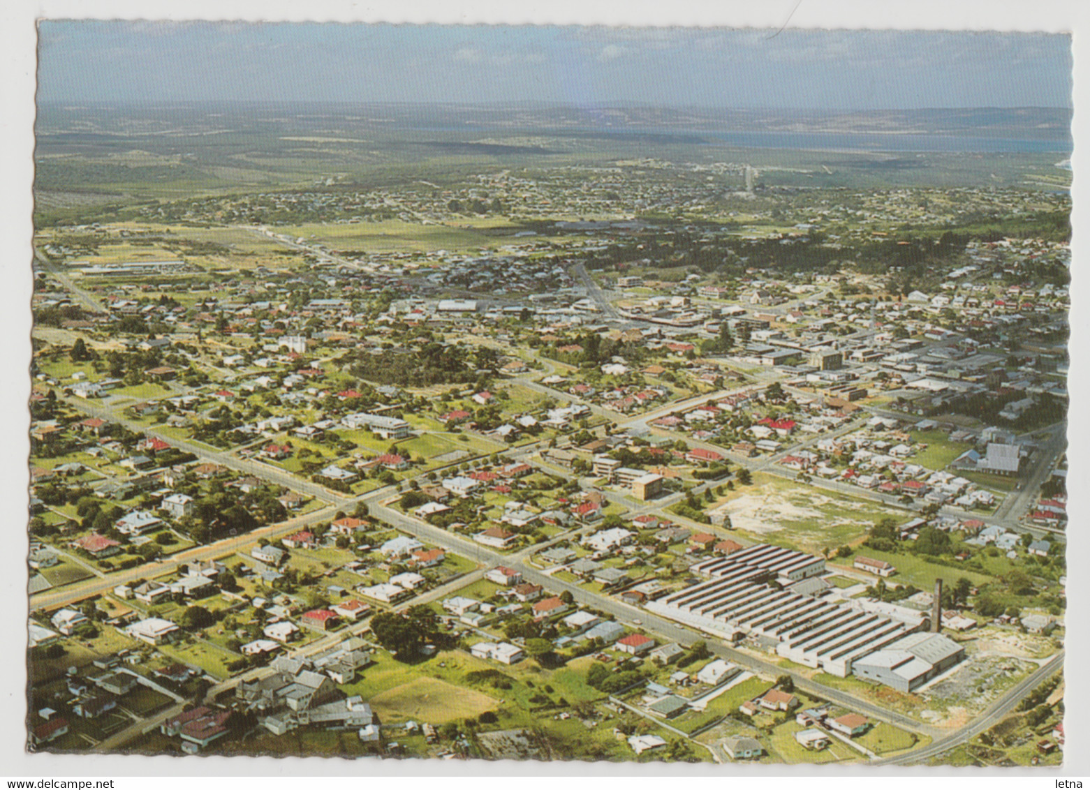 WESTERN AUSTRALIA WA Aerial View Of ALBANY TrueView Eye In See Postcard 1971 - Albany