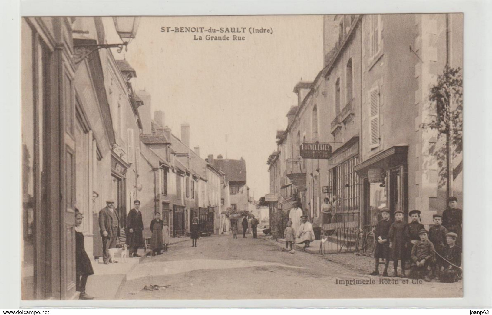 ST-BENOIT-du-SAULT   La Grande Rue - Autres & Non Classés