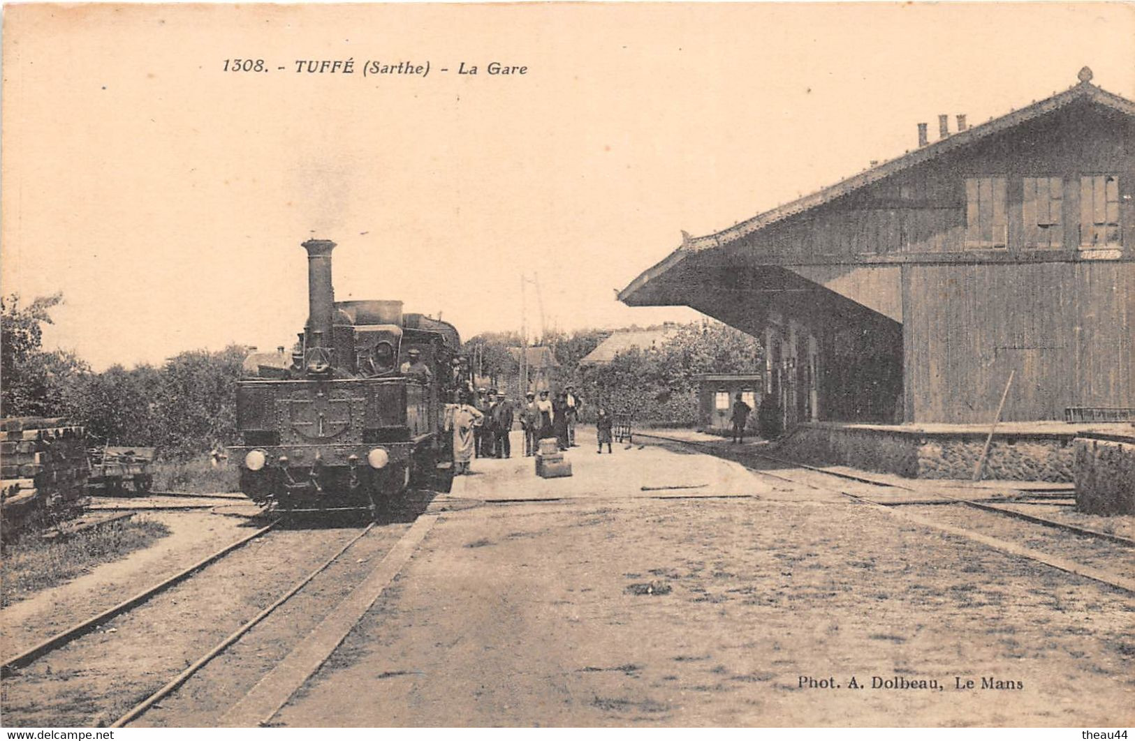 ¤¤    -   TUFFE   -  La Gare   -  Train , Chemin De Fer   -   ¤¤ - Tuffe