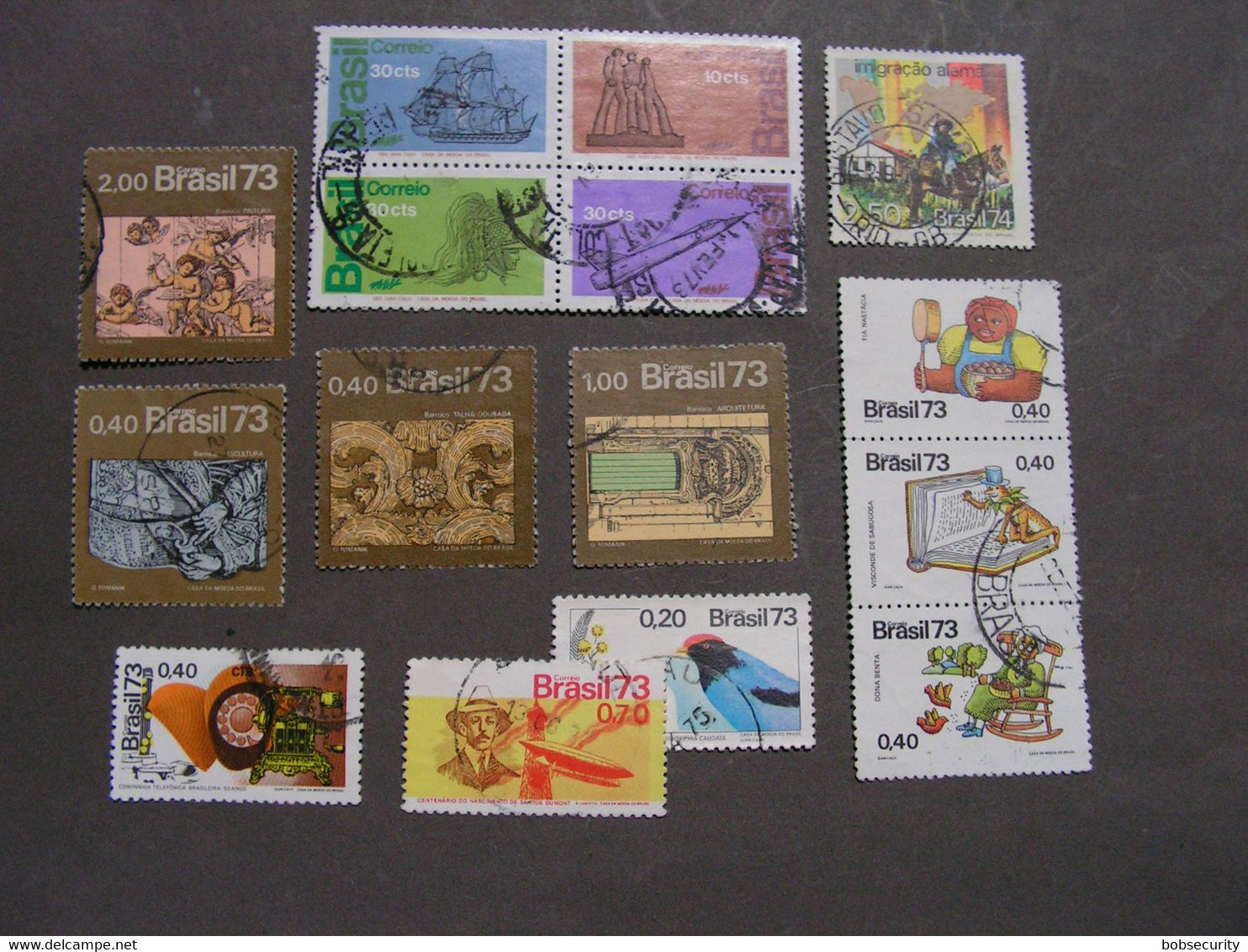 Brasil 1973  Lot Mit Z,B, 1402 , 1405, 1406 - Colecciones & Series