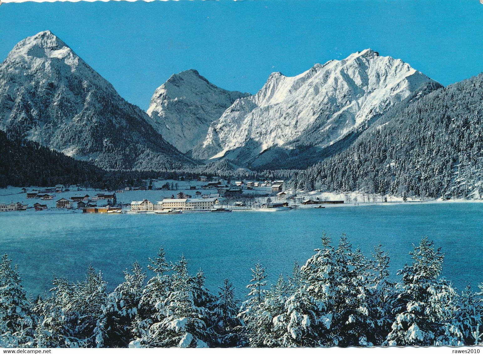 AK Österreich 1984 Pertisau Achensee Berge Winter - Pertisau