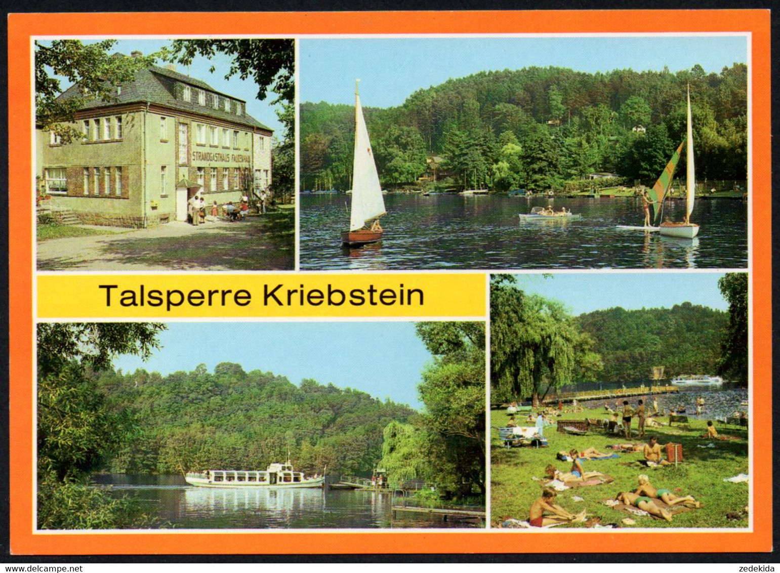 E8712 - TOP Kriebstein Talsperre - Bild Und Heimat Reichenbach - Mittweida