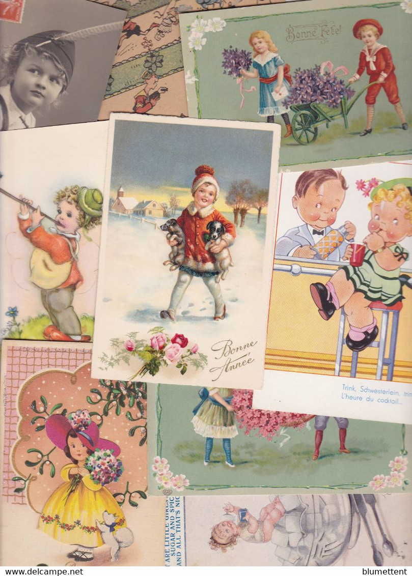 Lot 2647 De 10 CPA Illustrateurs Enfants Déstockage Pour Revendeurs Ou Collectionneurs - 5 - 99 Karten
